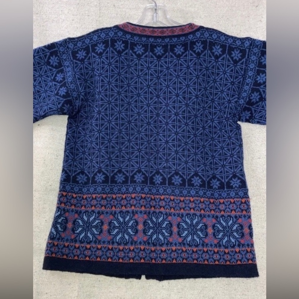 Christiania Cardigan Sweater Icelandic Norway Nordic Wool Blue Clasp Women’s S - Picture 7 of 9